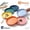 Style C,(6PCS-Round), variant on Evjurcn 6Pcs Divided Dinner Plates 3 Compartment Unbreakable Dinner Diet Plates Stackable Portion Control Dish Reusable Divider Plates Microwave Dishwasher Safe for Kids Adults Seniors