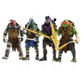 thumbnail image 1 of TMNT Teenage Mutant Ninja Turtles Action Figures Anime Movie 4PCS Lot, 1 of 1