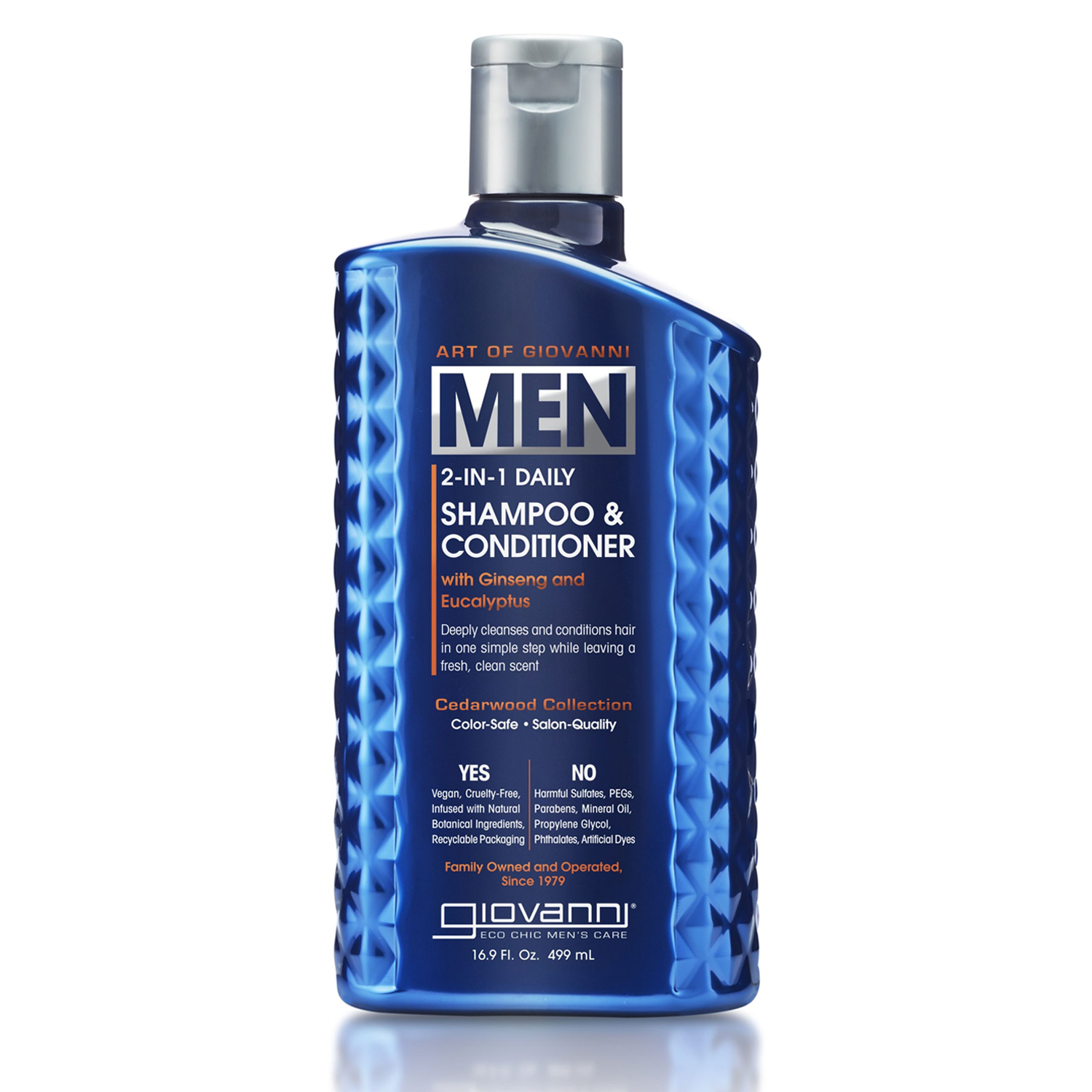 GIOVANNI Men 2in1 Daily Shampoo & Conditioner 16.9 oz