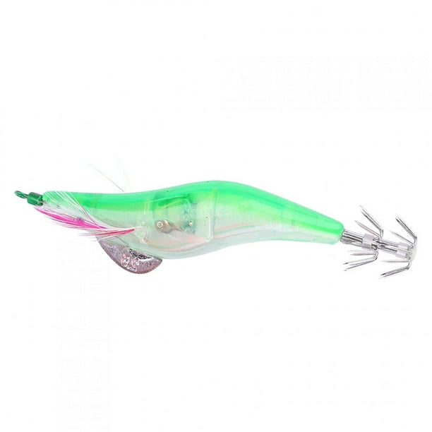 Loewten Squid Lures, 4 Colors Portable Electric Lures, Squid Fishing Lures For Freshwater Outdoor Saltwater Fishing