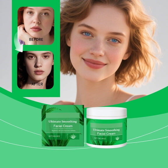 PiGOGI Ultimate Smoothing Facial Cream with Vitamin E, Nourishing & Exfoliating formula