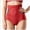 Y512-Red, variant on Women's High Waisted Butt Lifting Panties Seamless Tummy Control Shapewear Underwear Slimming Control Panties Shorts (Red,S)