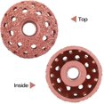 thumbnail image 3 of Tire Buffing Wheel, 1.5" Dome Buffing Wheel Tire Patch Tire Buffing Kit 3/8"-24 Thread" With Linking Rod, 3 of 5