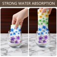 thumbnail image 4 of 2 Pcs Pioneer Flower Floral Print Pattern Kitchen Towels, Funny Microfiber Dish Towel Set, 18" X 26" Tea Towels, 4 of 6