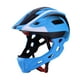 thumbnail image 2 of Casco de bicicleta para niños Casco protector integral ajustable Casco de bicicleta de montaña Azul negro, 2 of 9