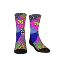 thumbnail image 3 of Youth Rock Em Socks Philadelphia 76ers Team Vibes Three-Pack Crew Socks Set, 3 of 4