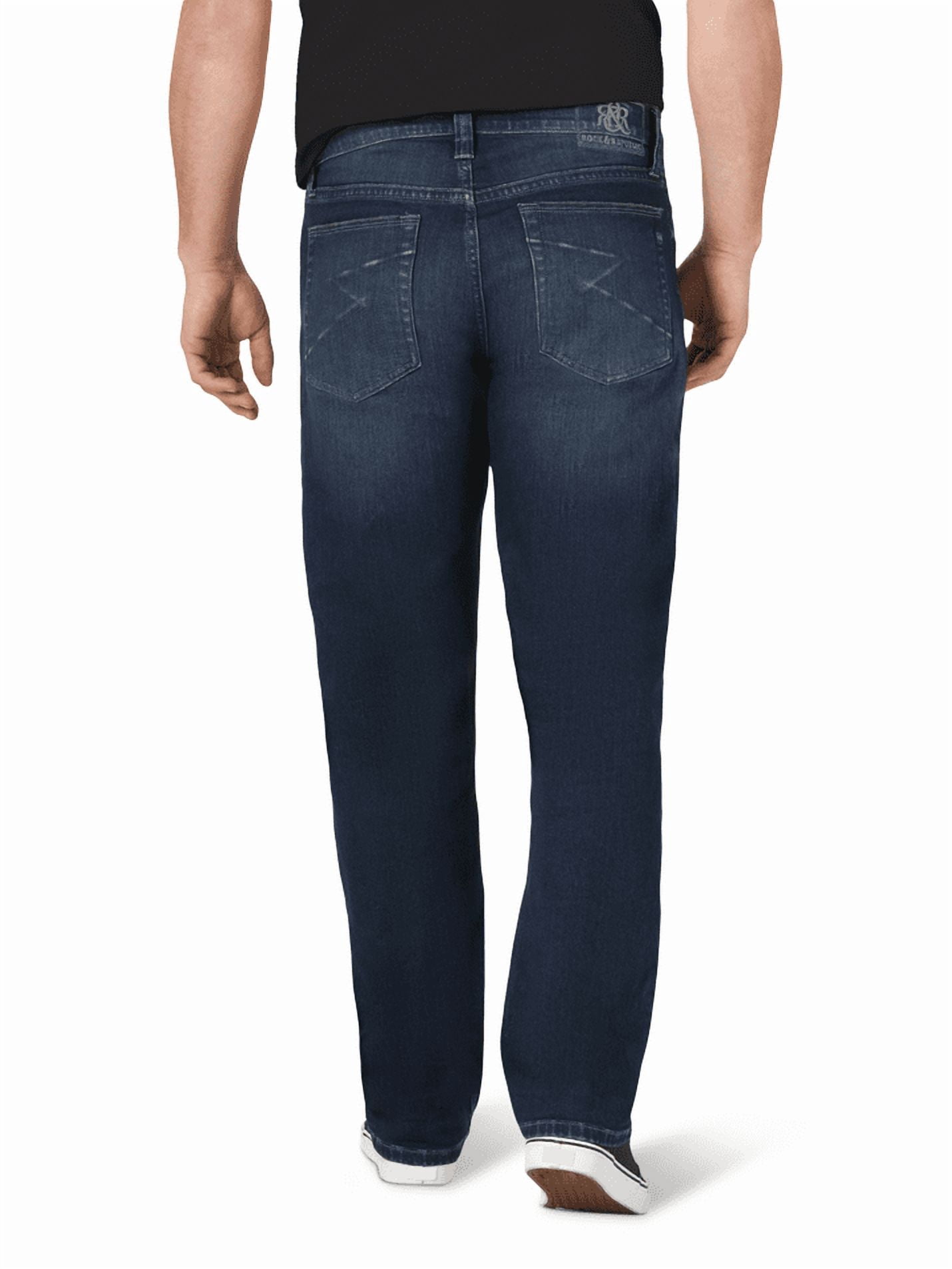 Rock & Republic Men's Relaxed Straight Leg Jean with Ultra Comfort Denim