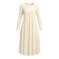 thumbnail image 7 of Omexry Cute Summer Dresses Women's Fashion And Leisure Splicing Long Sleeve Round Neck Loose And Comfortable Dress, 7 of 7