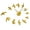 Gold, variant on Migratory Bird Swallow Silhouette Frameless Wall Clock Stickers, DIY Modern Decorative Clocks for Living Room, Bedroom, Office - Easy to Install, Large 3D Clock Design (Gold,27in)