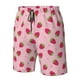 thumbnail image 4 of Balery Strawberries Traje de Baño Estilo Hawaiano para Hombre, Shorts de Secado Rápido con Bolsillos-Large, 4 of 6