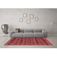 thumbnail image 3 of Ahgly Company Indoor Rectangle Abstract Red Modern Area Rugs, 3' x 5', 3 of 4
