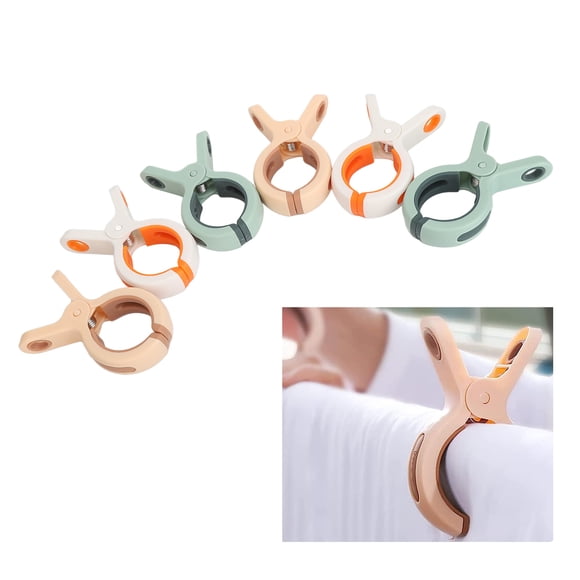 Clip Para Silla De Piscina De Playa, Multifuncional, Fácil De Instalar, 6 Uds., Clips Para Toallas De Playa Fáciles De Combinar Para Baño
