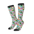 thumbnail image 2 of Balery Watercolor Flowers Printed Novelty Socks Men's Women's Crew Socks Sports Socks Knee High Socks Cotton Socks Quirky and Cool Socks, 2 of 9