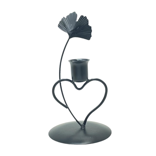 Candelabro cónico, soporte de vela cónico, candelabro nórdico de un solo cabezal, adorno de centro de mesa para mesa de aniversario 9x17cm