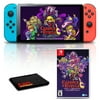 Nintendo Switch OLED Neon Blue/Red with Cadence of Hyrule Crypt of the NecroDancer