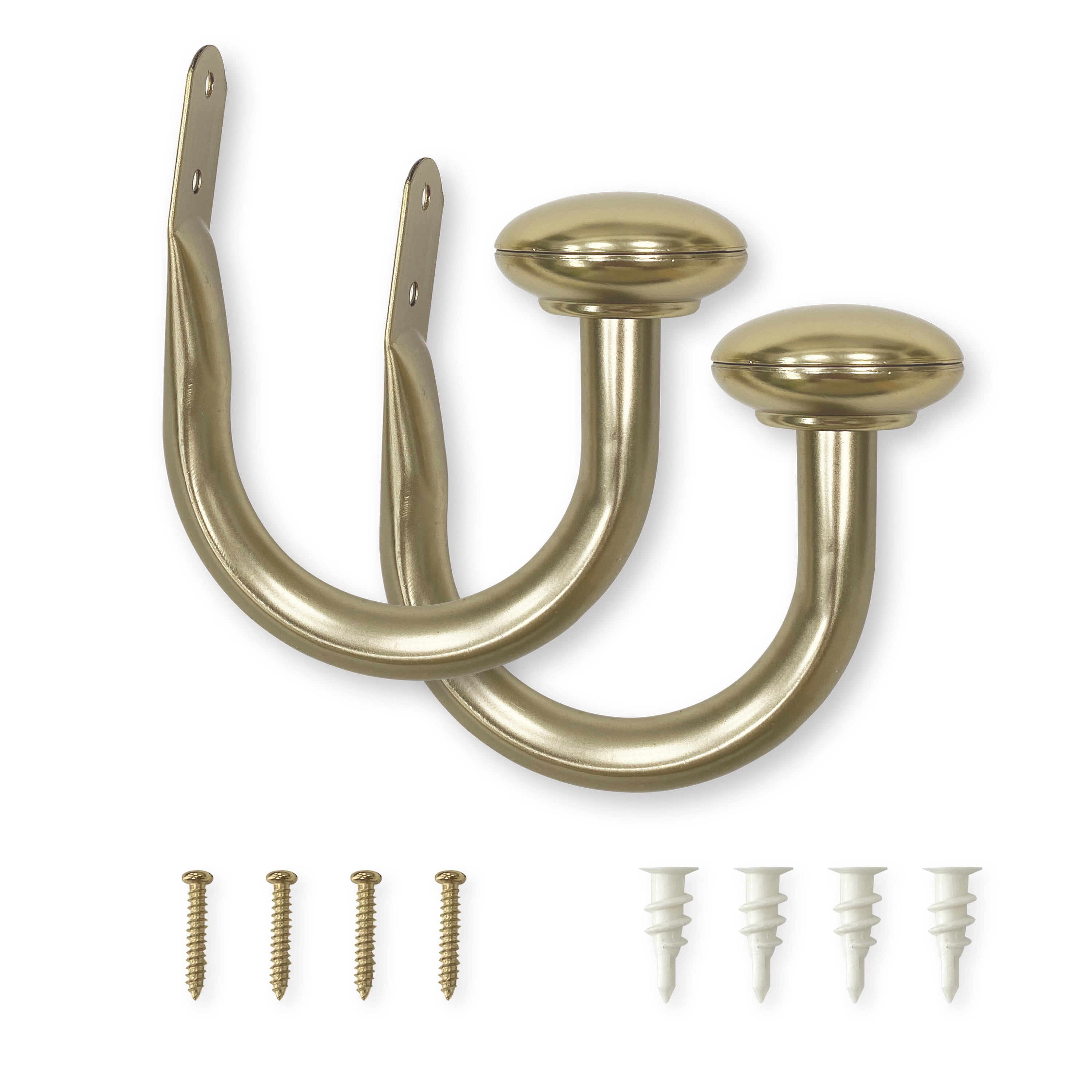Lumi 3/4 in. Holdback (2-Pack), Champagne