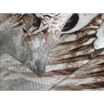 thumbnail image 4 of Ambesonne Dragon Quilted Bedspread Set 3 Pcs, Monk Branches Medieval, King Size, Grey Umber Brown, 4 of 5