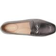 thumbnail image 2 of Cole Haan Women's York Bow Loafer, Dark Silver Metallic Leather, 6.5, 2 of 6