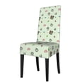 thumbnail image 1 of ZICANCN Happy Family Doodle Chair Protectors Seat Covers , Dining Chair Slipcovers for Dining Room Hotel Kitchen Family Kids, 1 of 8