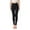 Black, variant on Gyujnb High Waist Fleece Lined Leggings for Women, Soft Winter Tights with Full Length Stretchy Comfort Fit, Everyday Casual Wear,Size:L