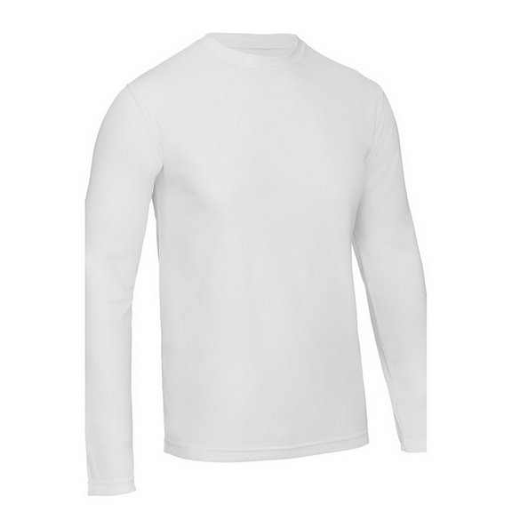 (Price/each)Just Cool By Awdis JCA002 LS Cool T-Arctic White-M