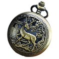 thumbnail image 2 of Here's a refined and engaging product description for your **Vintage Decorative Pocket Watch Pendant**:\n\n \n\n### 🦌 Vintage Hollow Deer Pattern Pocket, 2 of 5