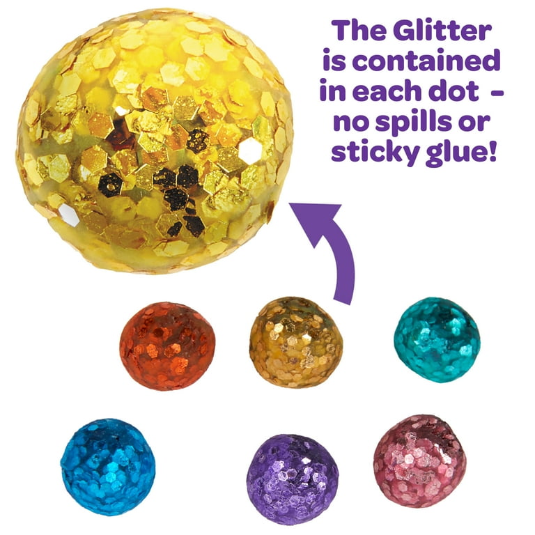 Crayola Glitter Dots Sparkle Station Craft Kit, 100 Pieces