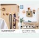 thumbnail image 5 of 4 Pack (black) Self Adhesive Hooks, Bamboo Robe Hooks Reusable Seamless Hooks, Heavy Duty Adhesive Hooks, Hooks For Bedroom, Kitchen, Bathroom, 5 of 5