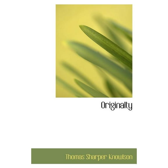 Originalty (Hardcover)