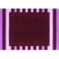 thumbnail image 1 of Ahgly Company Indoor Rectangle Abstract Purple Contemporary Area Rugs, 2' x 4', 1 of 4