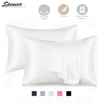 Spencer Solid Pillowcases, King, White