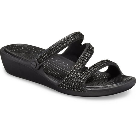 crocs wedge sandals women