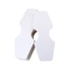 thumbnail image 2 of 100 tarjetas de papel kraft en blanco para exhibir collares y pulseras, soportes colgantes para exhibir joyas (blanco), 2 of 7