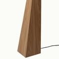 thumbnail image 5 of Obelisk Floor Lamp - Natural Ash Wood Finish White Cotton-Linen Shade, 5 of 11
