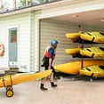 thumbnail image 4 of Kayak Storage Rack, Heavy Duty Freestanding Kayak Stand, Adjustable 3-Tier Canoe Surfboard Holder for Indoor Outdoor Garage Dock Marina Storage, 4 of 9