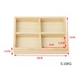 thumbnail image 4 of facefd Jewelry Display Tray Case Beads Holder Gemstone Bangles Stackable Ladies 4-grids, 4 of 8