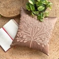 thumbnail image 3 of Pillow Case Covers, Dark Peach Pillows Cover, Beaded Tree Pillowcases, 14x14 inch (35x35 cm) Pillow Cover, Square Silk Throw Pillows Cover, Floral Contemporary Pillow - My Wish Tree, 3 of 11
