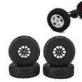 thumbnail image 4 of RC Truck Wheel Tires, Rubber Tires, Designed for MN82 and LC79 RC Cars. Stylish and Slick, Enhance Your Racing Experience with Ease of Use for Installation and Replacement, 4 of 7