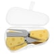 thumbnail image 5 of Juego de 6 cuchillos para queso, cuchillo para untar queso, minicuchara, minitenedor y minijuego de mantequilla de acero inoxidable con mango en forma de queso para tablas de charcutería, 5 of 8