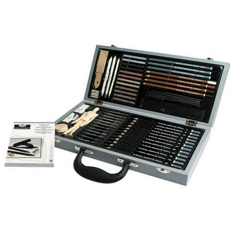 UPC: 0090672220479 | Royal & Langnickel Wooden Box Sketching Art Set – 58 pieces