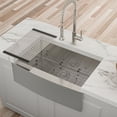 thumbnail image 3 of 24 Inch Farmhouse Kitchen Sink - 24"x21"x10" Stainless Steel Apron Front Farmhouse Sink 10 Inch Deep 16 Gauge Single Bowl, 3 of 5