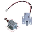 thumbnail image 1 of Cilindro de cerradura de gabinete de 12V CC, cerradura de solenoide Universal para estante de almacenamiento de buzón, 1 of 8