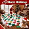 thumbnail image 3 of Checkered Area Rug 4x6 for Bedroom Living Room, Christmas Shag Rug Fuzzy Shaggy Bedside Carpet, Indoor Plush Floor Rugs for Kids Boys Girls Room Holiday Home Decor, 3 of 15