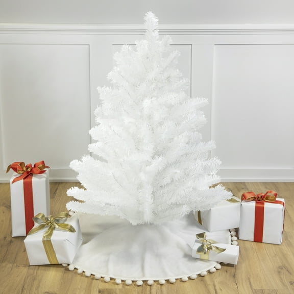 Northlight 3' Unlit Artificial Christmas Tree Snow White