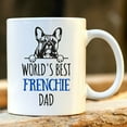 thumbnail image 2 of 1pc, Frenchie Bulldog Mug, Dog Lover Gift, Frenchie Owner Present, Gift For Dad, Gift For Father, 2 of 6