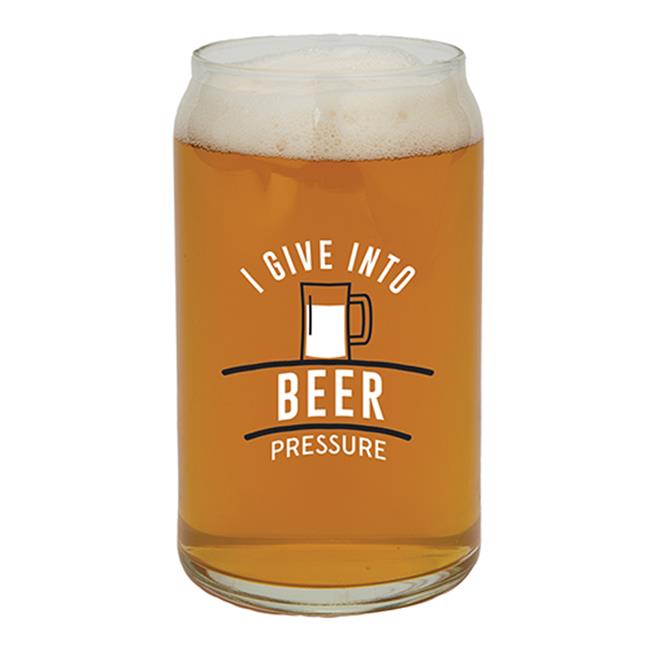 Christian Brands D4485 16 oz Sips Beer Can Glasses PressurePack of 2