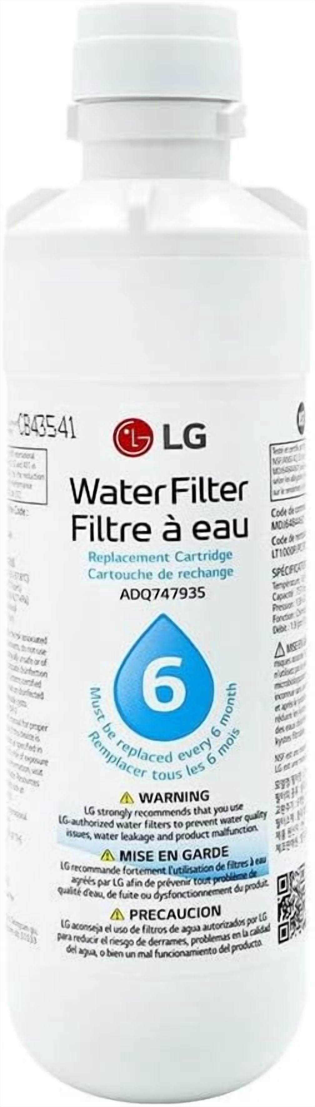 1-Pack LT1000P Refrigerator Water Filter Replacement Compatible with LG LT1000P2, ADQ74793502, MDJ64844601
