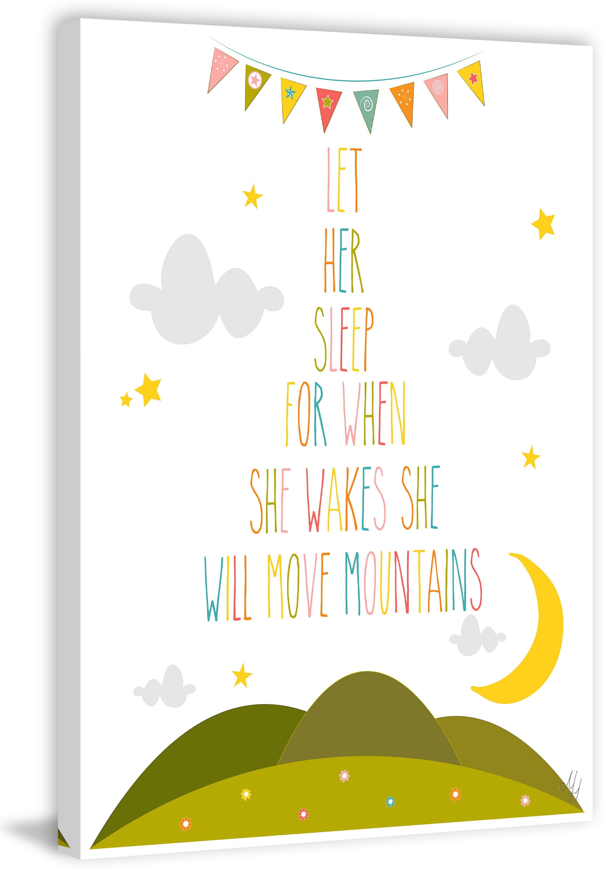 Marmont Hill Move Mountains by Karen Zukowski Canvas Wall Art