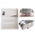 thumbnail image 7 of 2 Burner Tabletop Propane Gas Grill Stainless Steel Outdoor BBQ Camping Griddle, 7 of 7