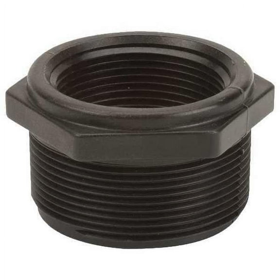 2 pc, Zoro Select Reducing Bushing, Polypropylene, 2" x 1-1/2\